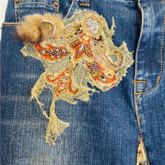 Alberto Makali Blue and Multicolor Midi Skirt - Picture 5 of 10